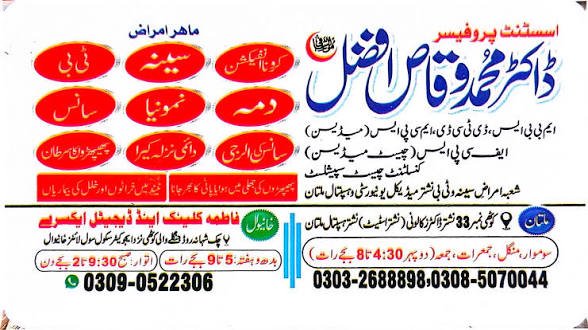 Dr Muhomamd Waqas Afzal