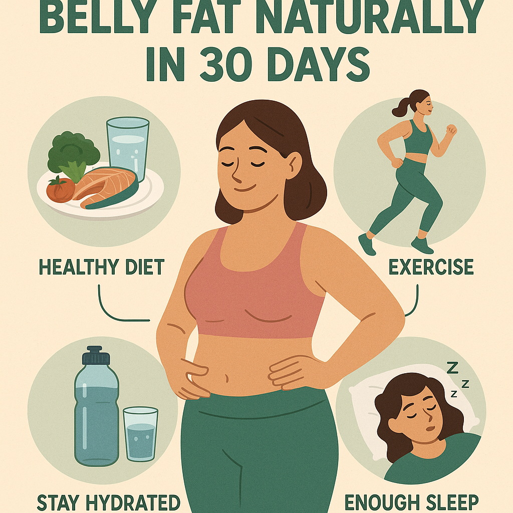 How to Lose Belly Fat Naturally in 30 Days – A Complete Guide