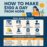 How to Make $100 a Day from Home (Real Examples)