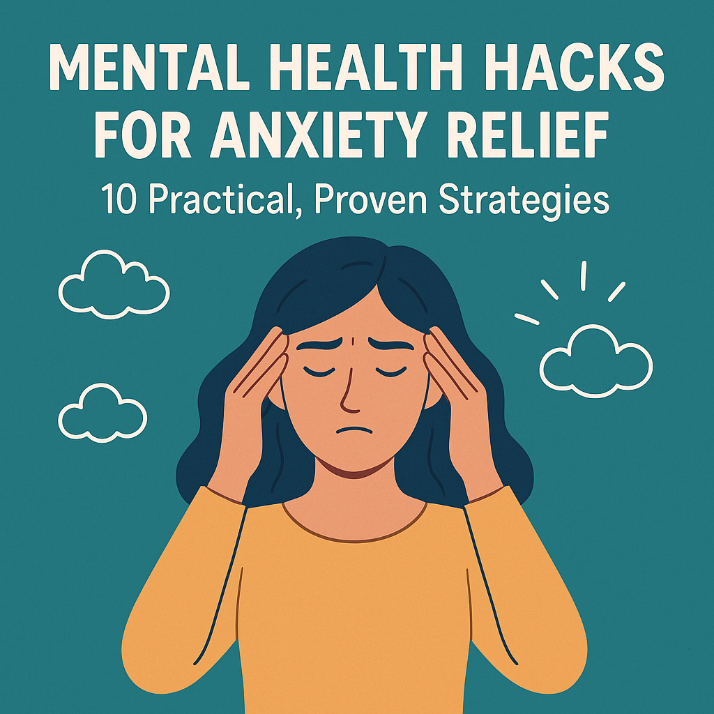 Mental Health Hacks for Anxiety Relief: 10 Practical, Proven Strategies